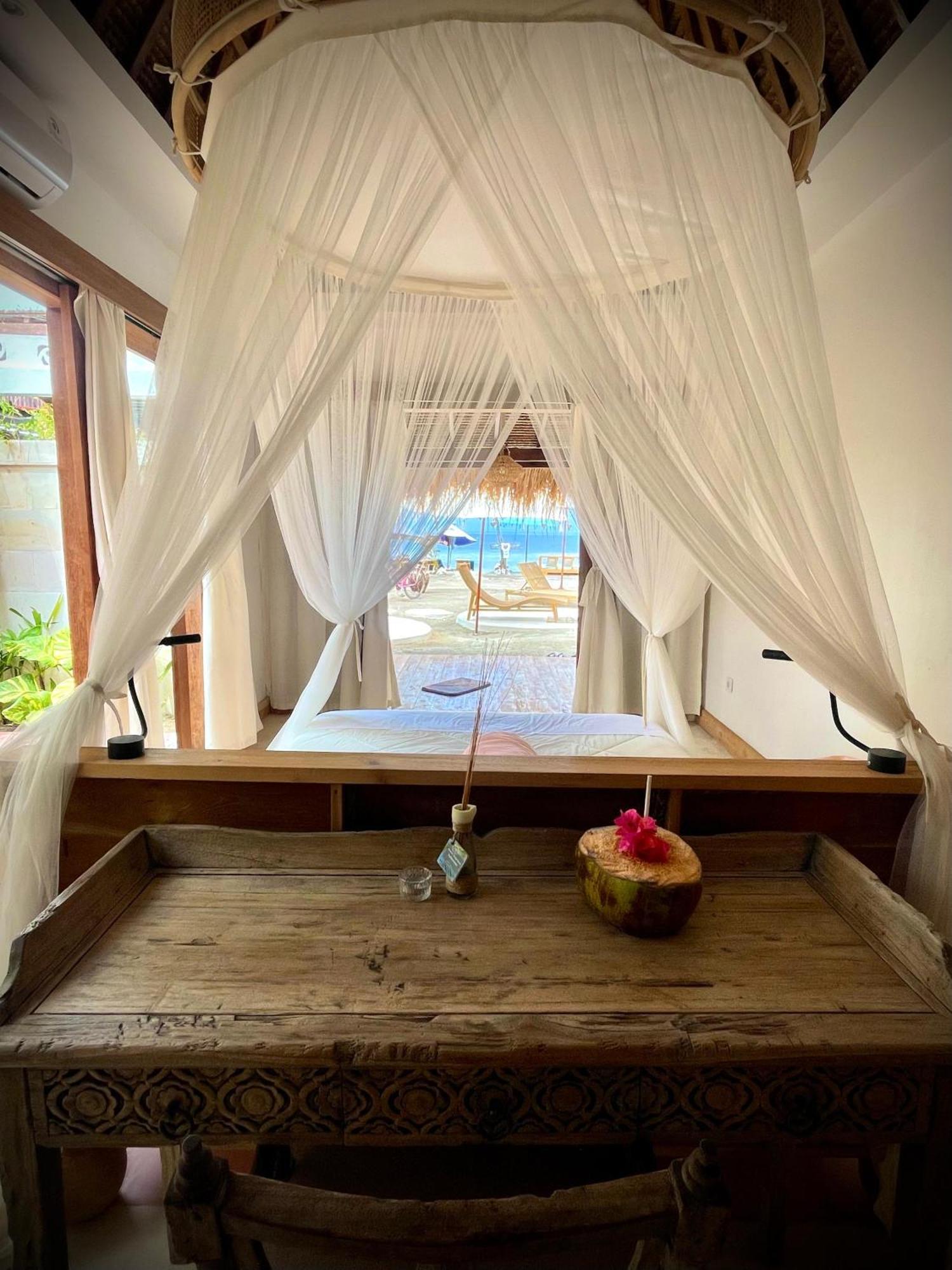 Mandala Beach Healing Rooms Gili Air Eksteriør billede